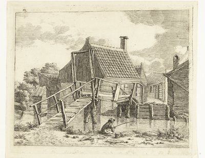 Außerhalb des Raampoorts von Anthonie van den Bos