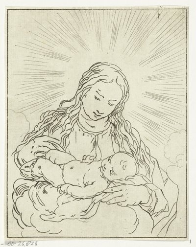 Maria mit Kind von Anthonie van den Bos