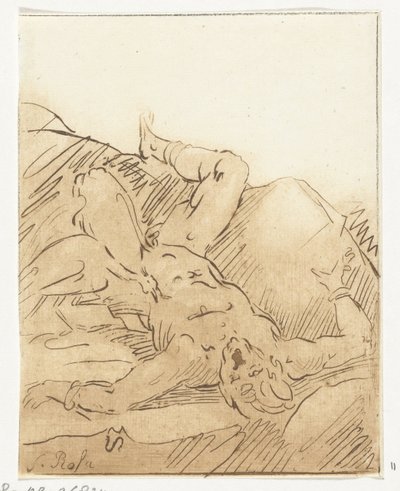 Gefesselter Prometheus von Anthonie van den Bos