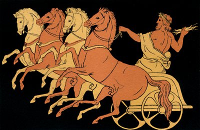 Der Wagen des Zeus, 1880 von Antique