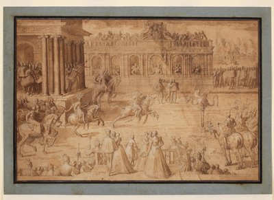 Eine Quintane, 1575-um 1580 von Antoine Caron