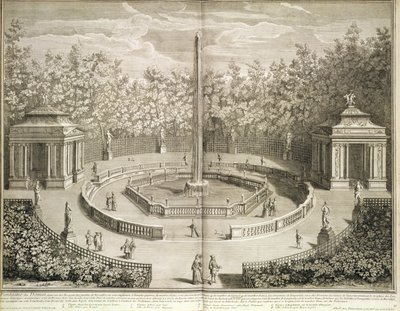 Fontaine des Domes, Versailles, ca. 1715 von Antoine Herriset
