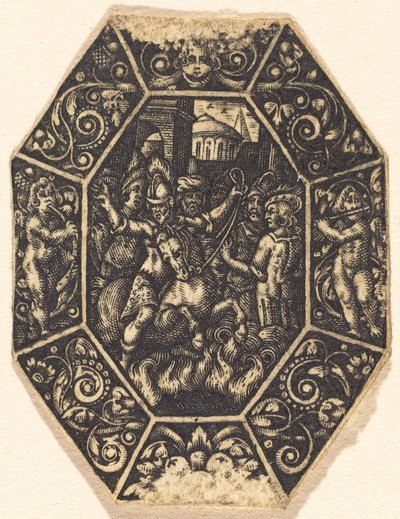 Mann zu Pferd von Antoine Jacquard