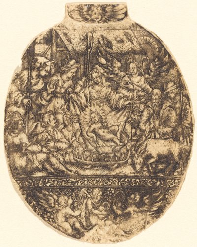 Die Anbetung der Hirten von Antoine Jacquard