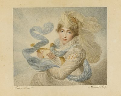 Hortense de Beauharnais von Antoine Maxime Monsaldi