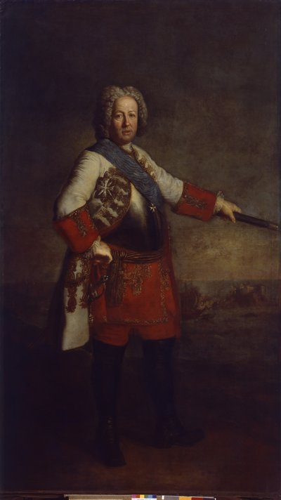 Graf Friedrich Heinrich von Seckendorf, 1720 von Antoine Pesne