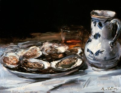 Stillleben mit Austern, 19. Jahrhundert von Antoine Vollon