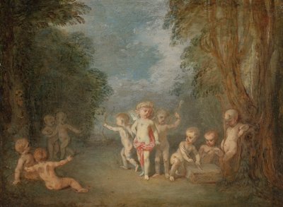 Reich des Amor von Antoine Watteau
