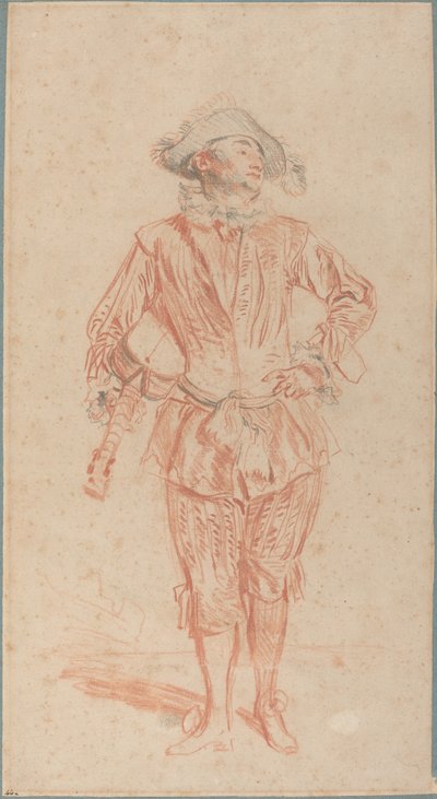 Mezzetin von Antoine Watteau