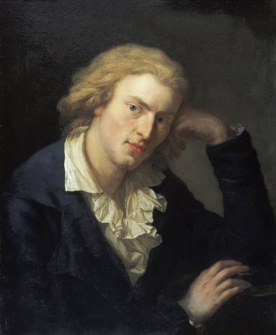 Porträt von Friedrich von Schiller 1759-1805 von Anton Graff