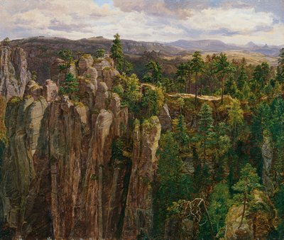 Im Elbsandsteingebirge von Anton Schiffer