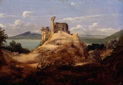 Schloss in Castellammare di Stabia von Anton Sminck Pitloo