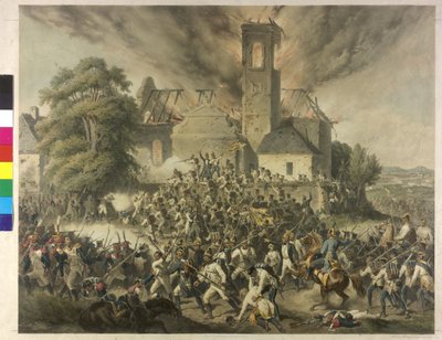 Schlacht bei Aspern 1809 von Anton Strassgschwandtner