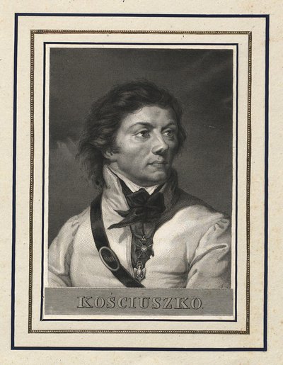 Porträt von Tadeusz Kosciuszko 1746-1817 von Antoni Oleszczynski