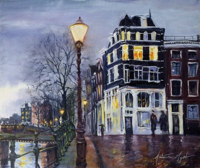 In der Dämmerung, Amsterdam, 1999 von Antonia Myatt