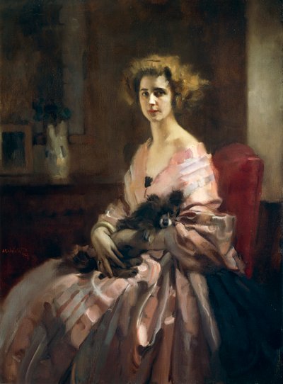 Dame in Pink von Antonio Ambrogio Alciati
