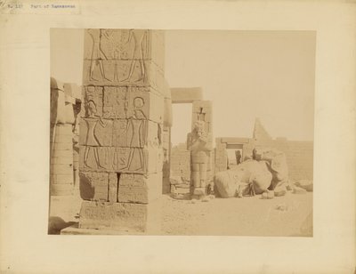 [Teil des Ramesseum] von Antonio Beato