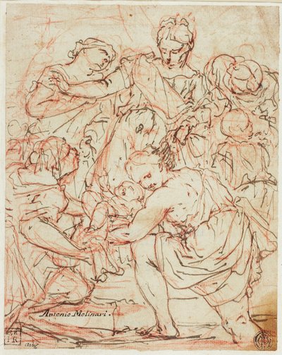Die Auffindung des Moses von Antonio Molinari