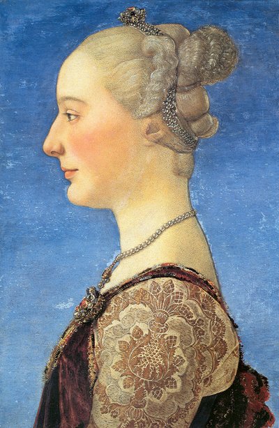 Porträt einer jungen Frau, 1475 von Antonio Pollaiuolo