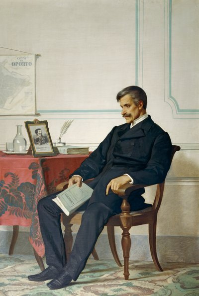 König Karl Albert in Porto (Turin) von Antonio Puccinelli