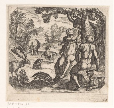 Die Versuchung von Eva von Antonio Tempesta