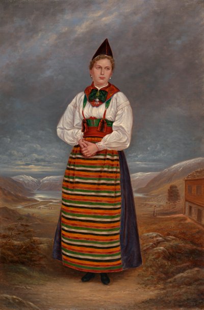 Schwedische Dame von Antonio Zeno Shindler
