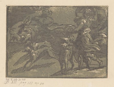 Diana auf der Jagd von Antonio da Trento (possibly)