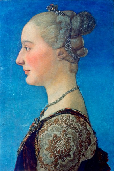 Porträt einer Dame, um 1453-1498 von Antonio Pollaiuolo