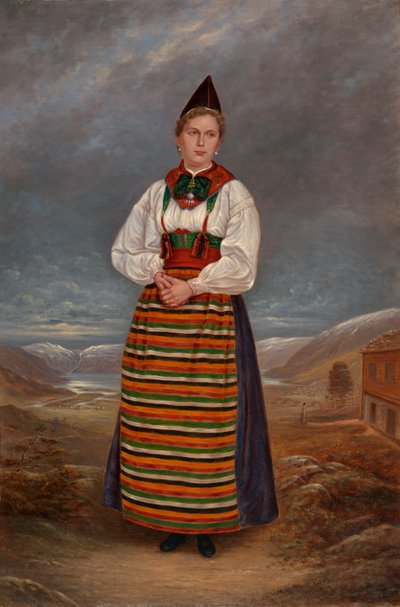 Schwedische Dame von Antonion Zeno Shindler