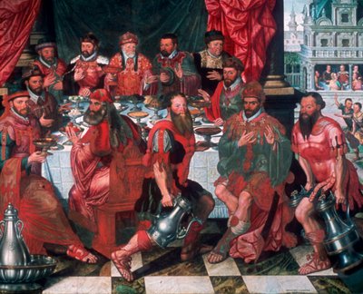 Bankett, 1574 von Antoon Claeissens
