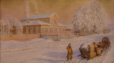 Unser Haus in Ryabovo von Apollinari Mikhailovich Vasnetsov