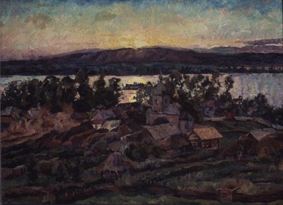 Sonnenuntergang, 1928 von Aristarkh Vasilievic Lentulov