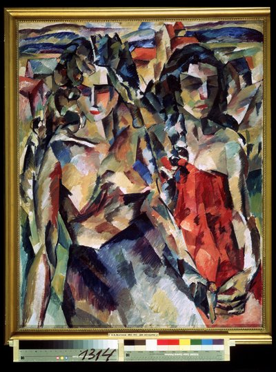 Zwei Frauen von Aristarkh Vasilievic Lentulov