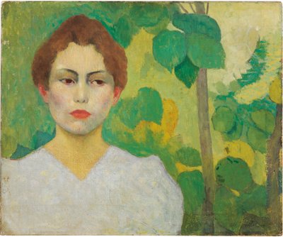 Frau in Weiß von Aristide Maillol