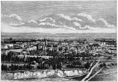 Blick auf Blida, Algerien, ca. 1890 von Armand Kohl