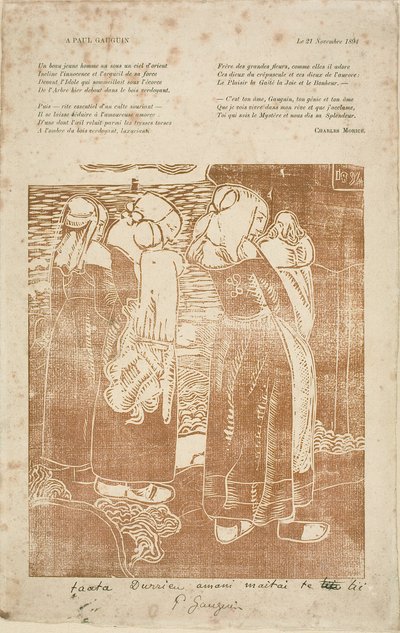 Drei bretonische Frauen mit Säuglingen von Armand Séguin
