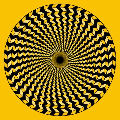 Spirale auf Gelb von Armin Mumper