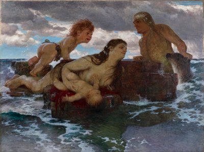 Meeresidylle von Arnold Böcklin