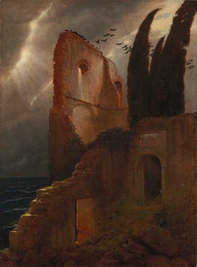 Ruine am Meer von Arnold Böcklin