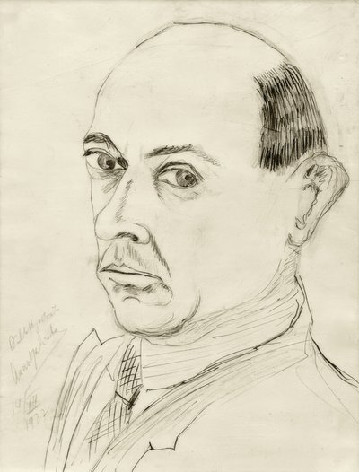 Selbstporträt von Arnold Schönberg