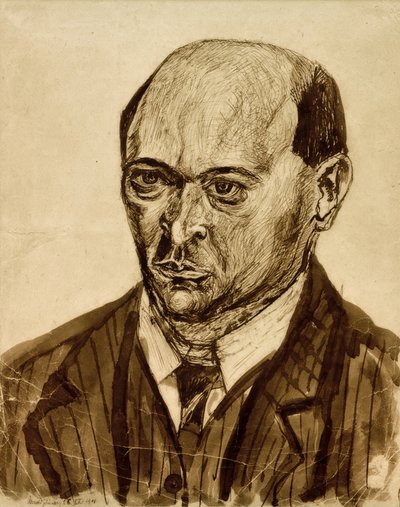 Selbstporträt von Arnold Schönberg