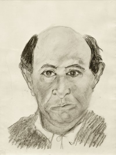 Selbstporträt von Arnold Schönberg