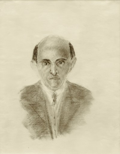 Selbstporträt von Arnold Schönberg