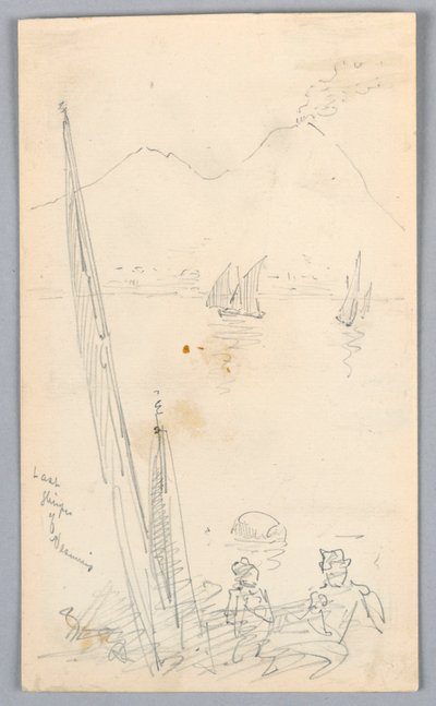 Letzter Blick auf den Vesuv von Arnold William Brunner