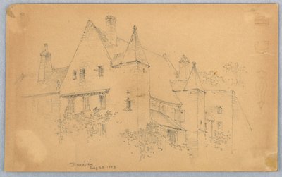 Skizze von Beaulieu von Arnold William Brunner