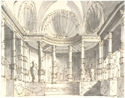 Interieur mit Säulen von Aron Wallick