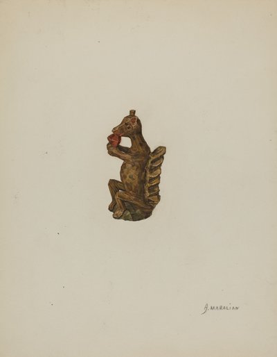 Pa. Deutsche Eichhörnchenfigur von Arsen Maralian