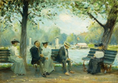 In den öffentlichen Gärten, Boston von Arthur Clifton Goodwin