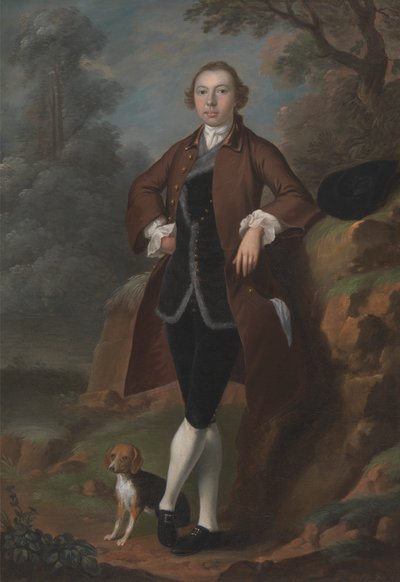 William Farington von Shawe Hall, Lancashire von Arthur Devis