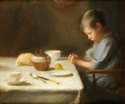 Tischgebet von Arthur Hacker